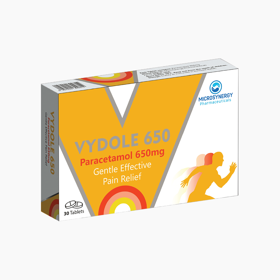 VYDOLE 650MG packaging visual